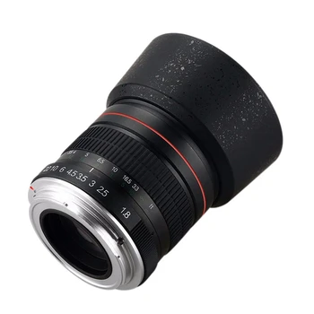 85Mm F1.8 Kameras Objektīvs Canon F1.8 Lielas Diafragmas Fiksēta Fokusa Portrets, Makro, Tīra Manuālais Fokuss SLR Kameru Objektīvs