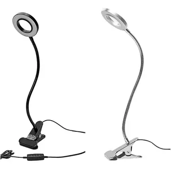 Elastīga 3000k 4000k 6000k 10 Līmeņi Dimming LED Grāmatu indikators USB Clip-on Acu Aizsardzība Guļamistaba galda Lampas veido Lampas