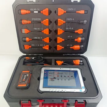 Pilns Komplekts XTRUCK Y009 HDD Multi-zīmolu OBD2 ar FZ-G1 Tablete Automašīnu Dīzelis Celtniecības Mašīnas, Ekskavatori, Diagnostikas Rīks